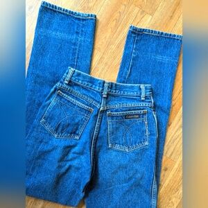 Vintage Calvin Klein Blue jeans size 6 Western retro cowgirl
